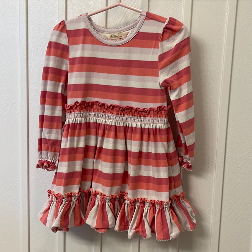 Matilda Jane pink stripe dress